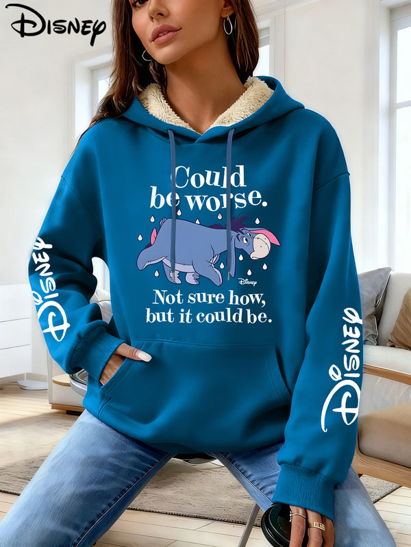 Women's Hooded Pocket Sweatshirt.