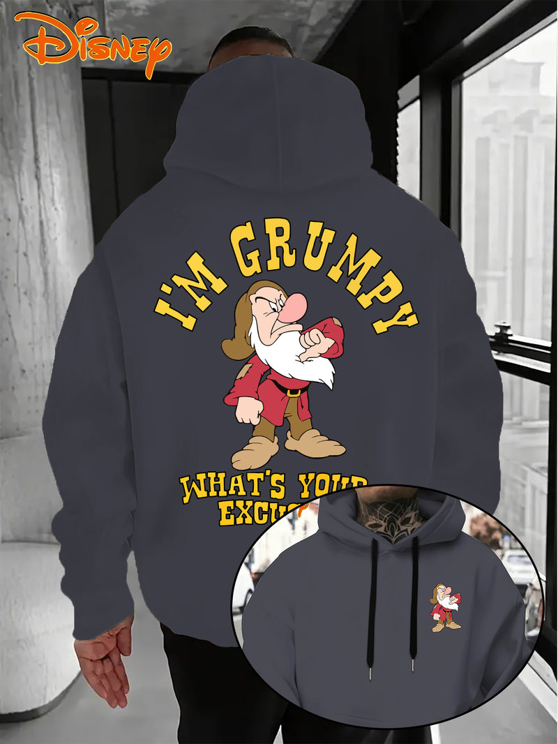 Men's Hoodie - Seven Dwarfs Cartoon Cute Pattern Hoodie.