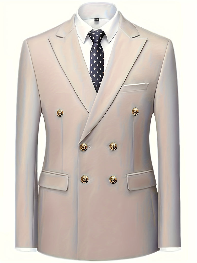 Men's 2pcs Suit Set, Jacket + Trousers, Stylish and High-Quality.