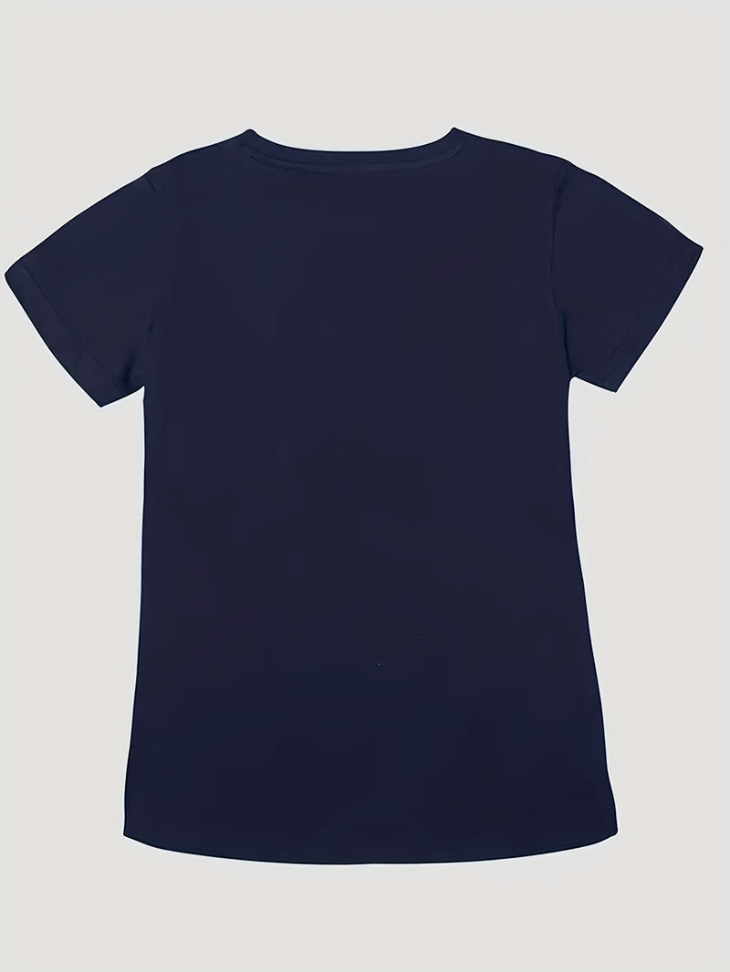 Women's "Starry Sky Love" Graphic T-Shirt.