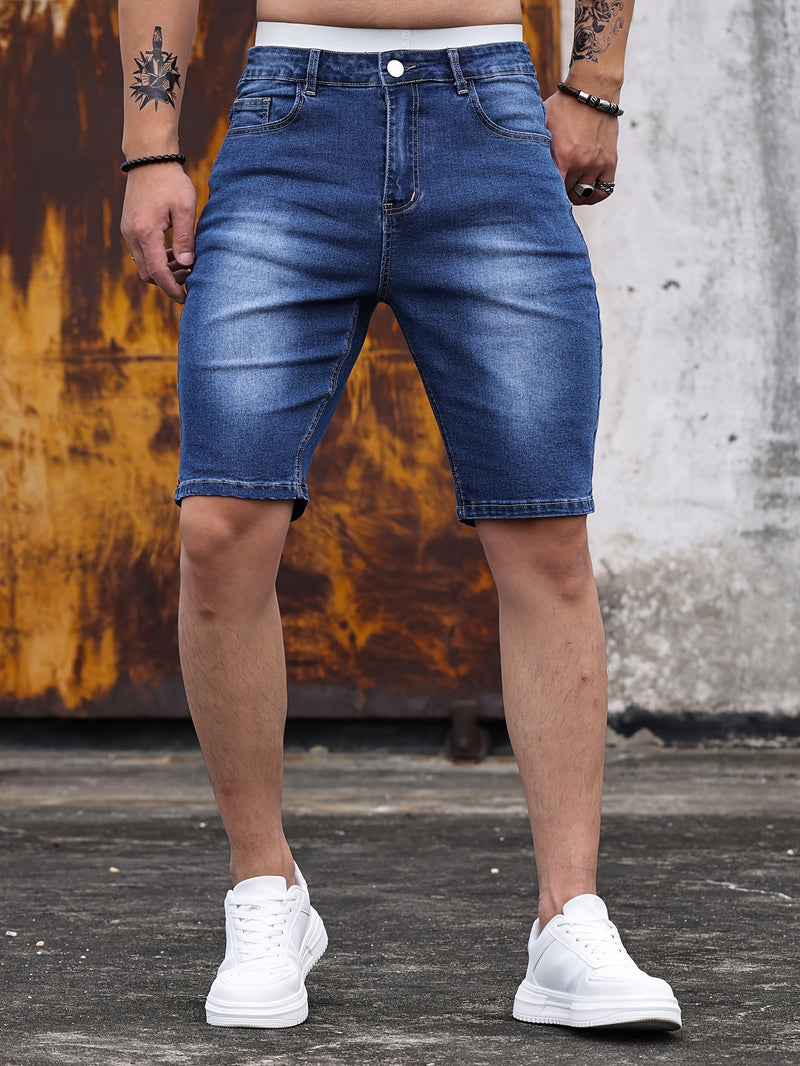 Men's Denim Shorts.
