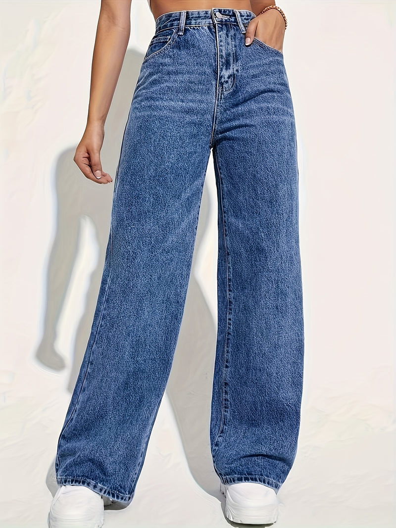 Women's Fashion Stretch Washed Denim Pants.