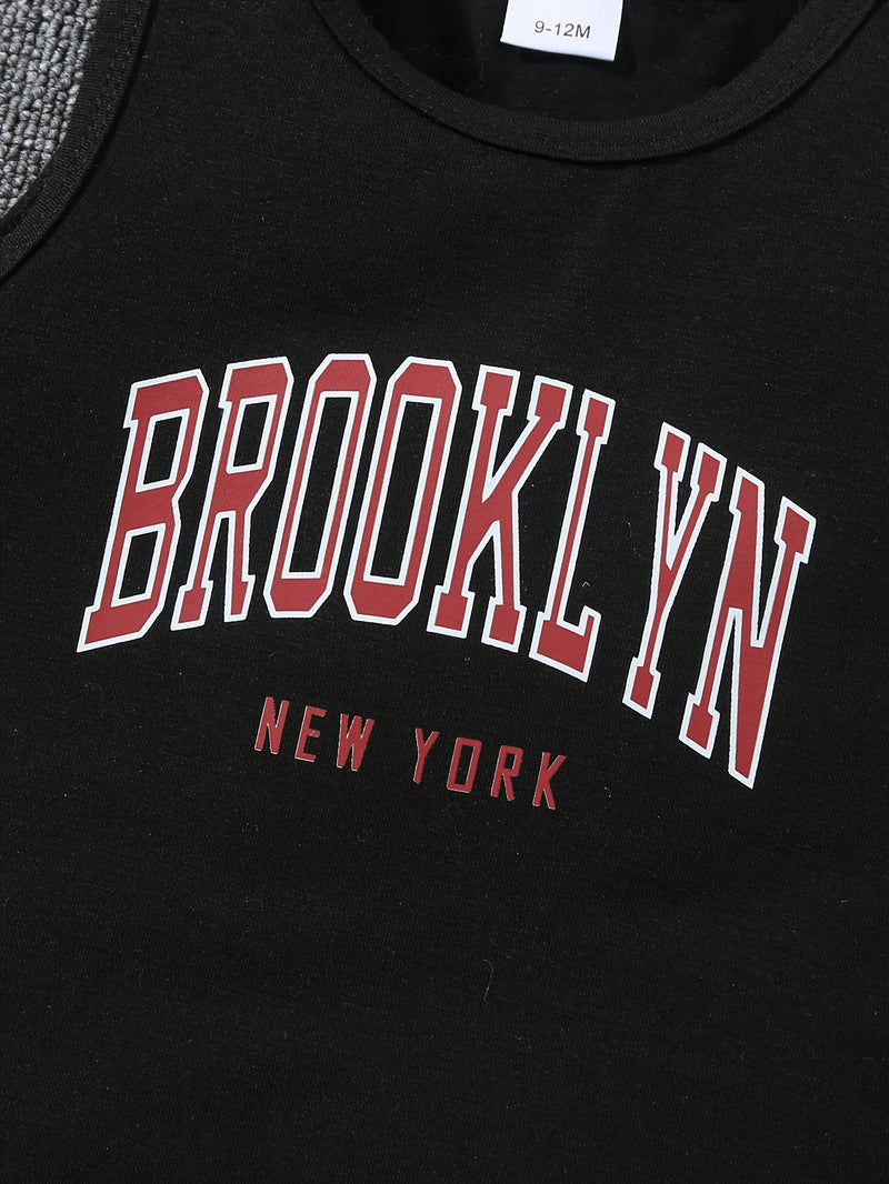 6pcs Set for Baby Boys Featuring a Trendy Summer Outfit.