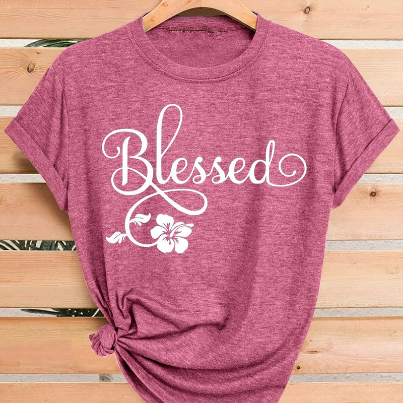 Women's Casual Short Sleeve T-Shirt.