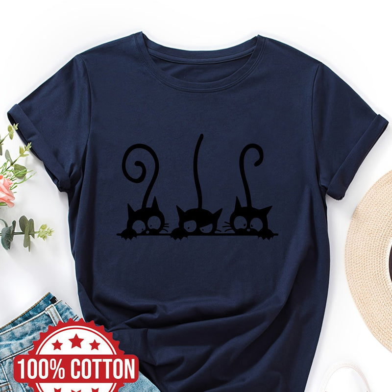 Women’s T-shirt, Casual Top for Summer & Spring.