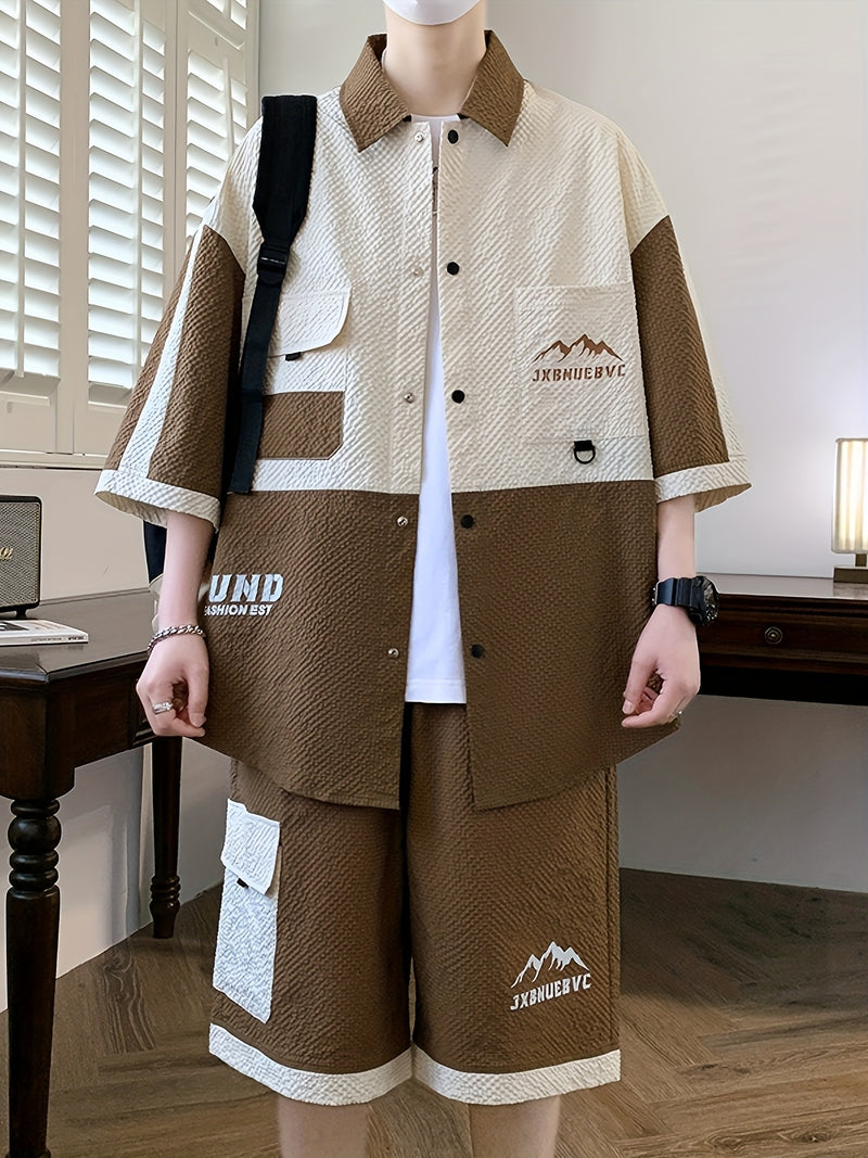 Men's Casual Two-Piece Set for Summer.