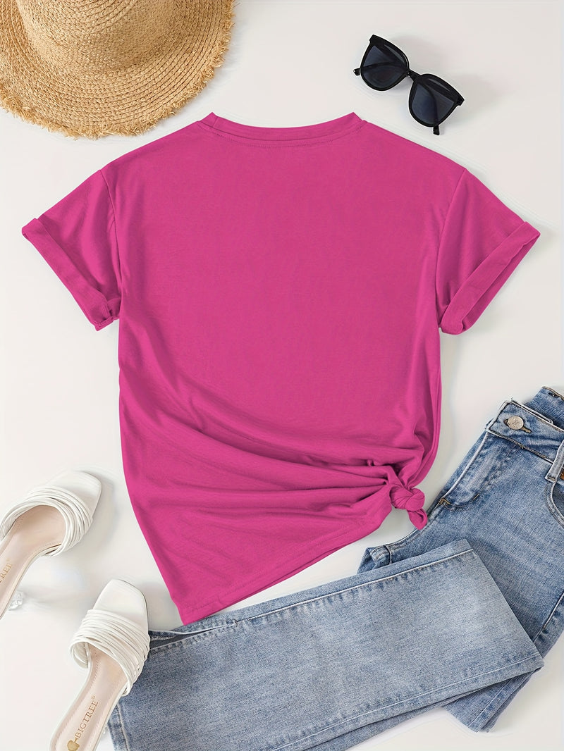 Women’s Casual Short Sleeve T-Shirt.
