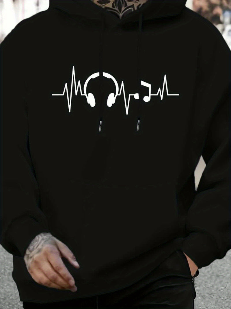 Men's New Fashion Hooded Sweatshirt.
