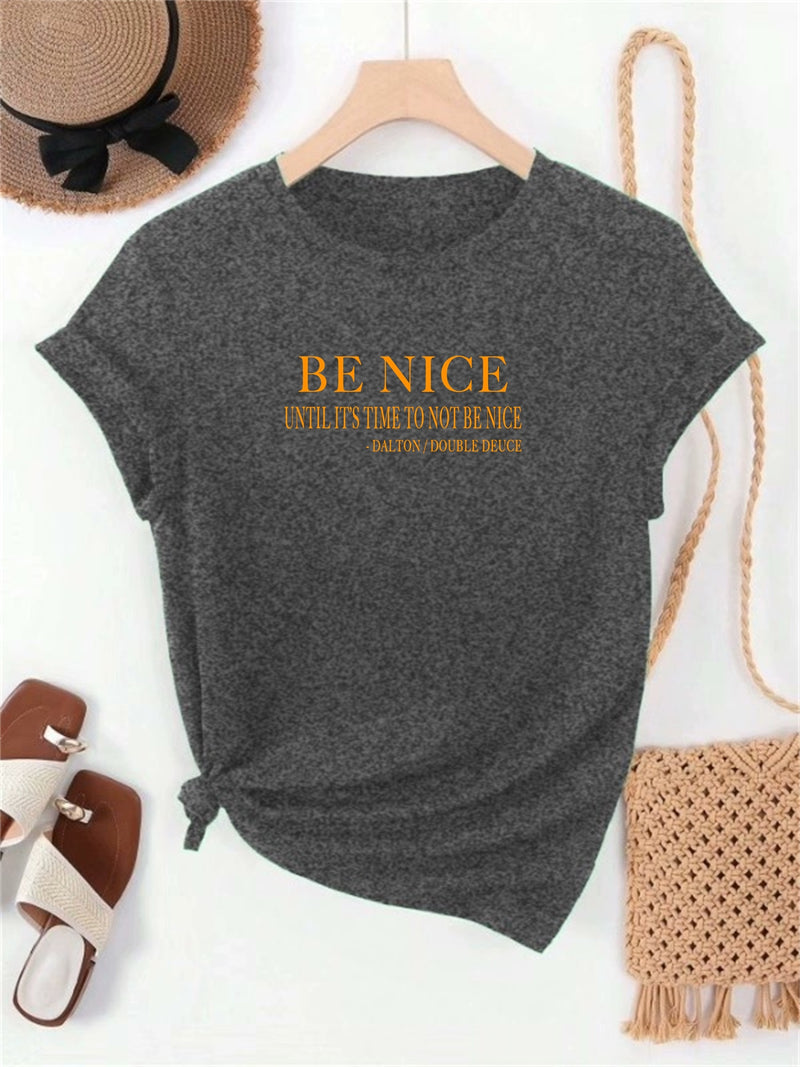 Women’s Graphic Summer Casual Short-Sleeve T-Shirt.