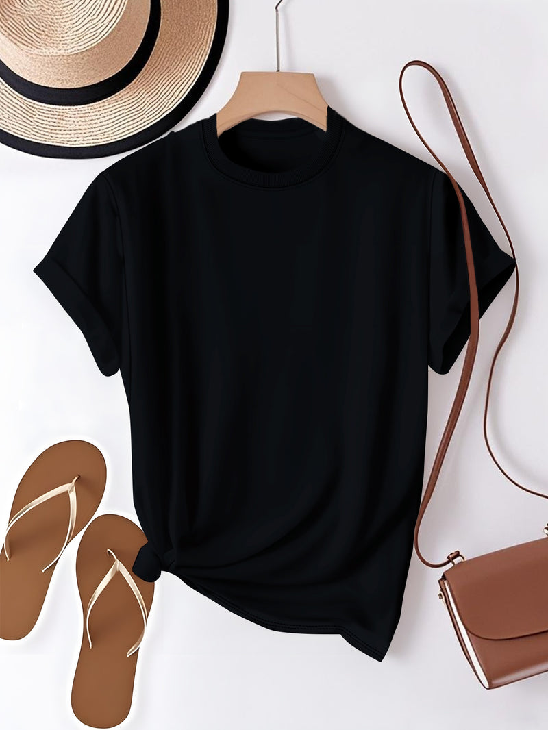 Women’s Comfortable Pure T-Shirt.