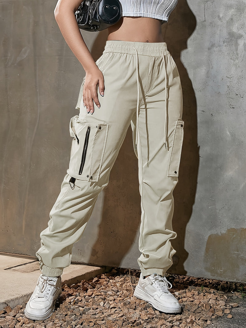 Women's High-Waisted Loose Overalls: Casual, Fashionable, and Comfortable.