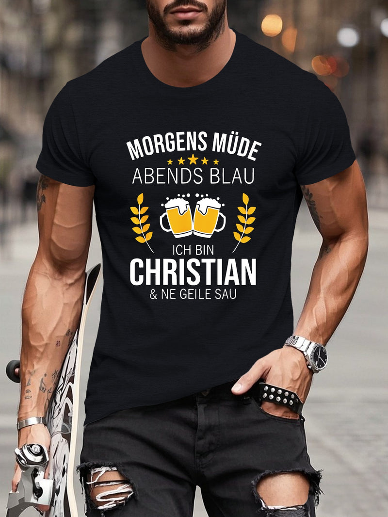 Men's Short Sleeve T-Shirt for Summer.