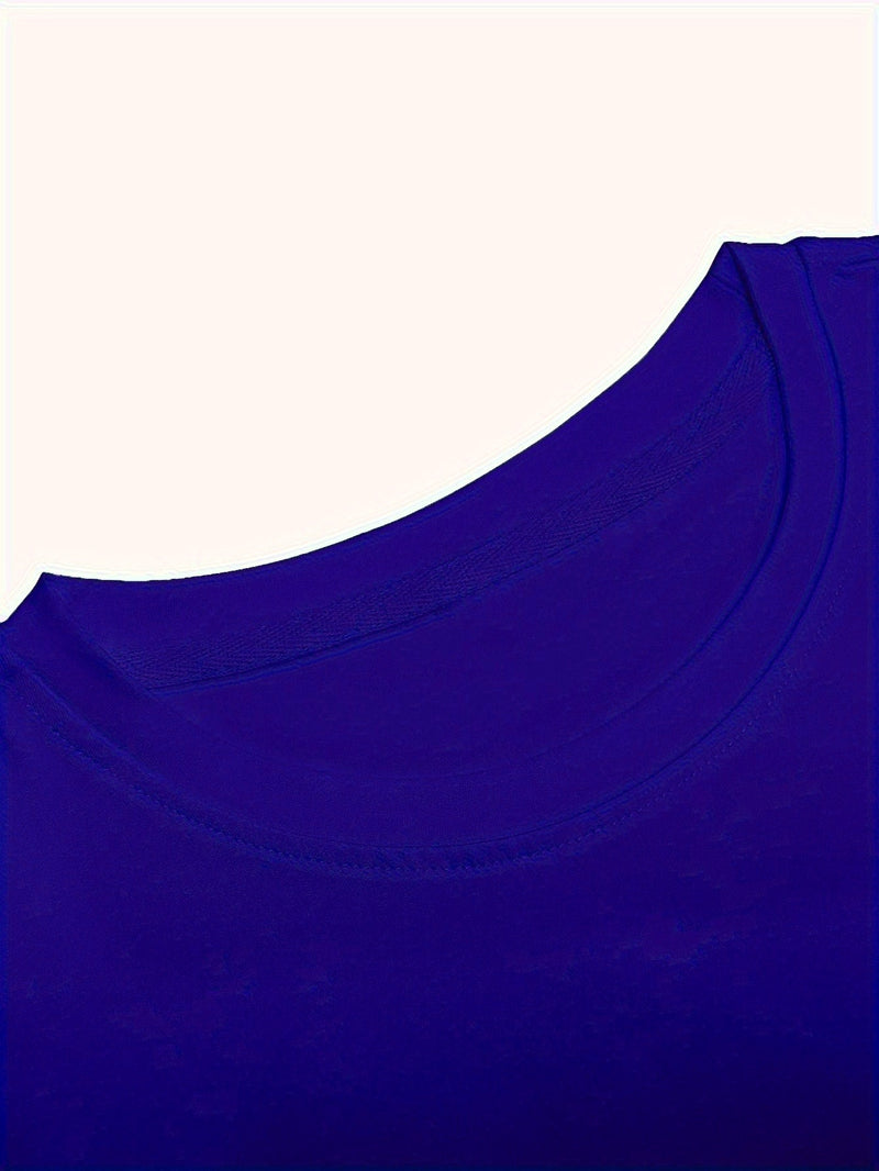 Men's Graphic Print Round Neck Short Sleeve, a Gift for Boyfriends.
