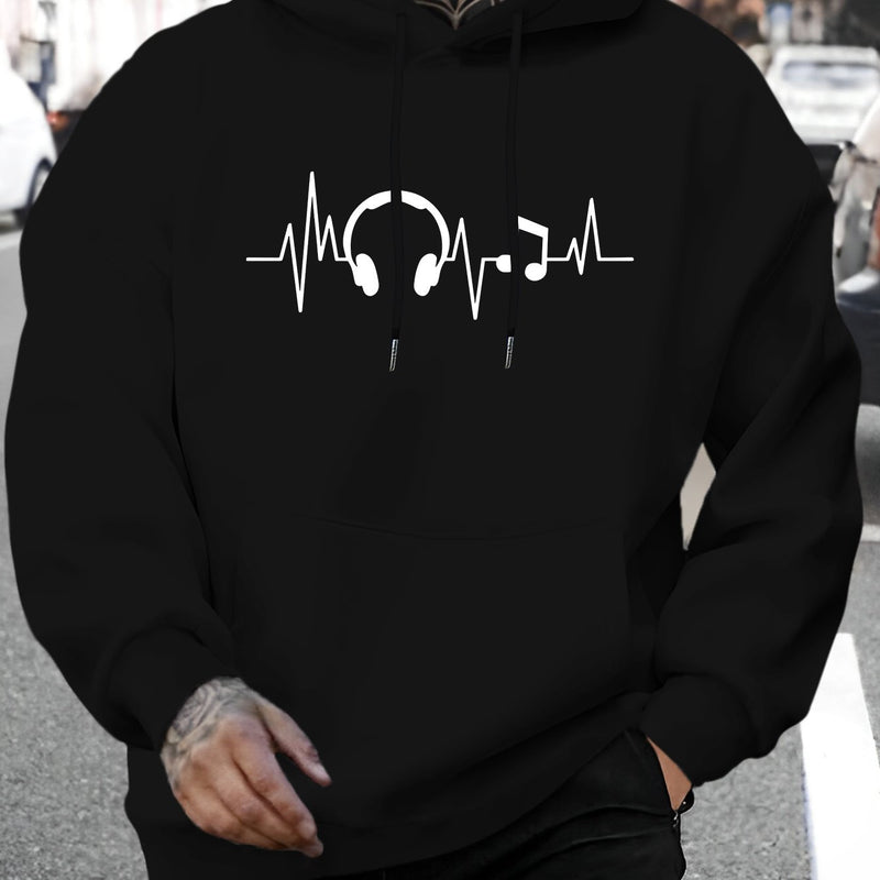Men's New Fashion Hooded Sweatshirt.