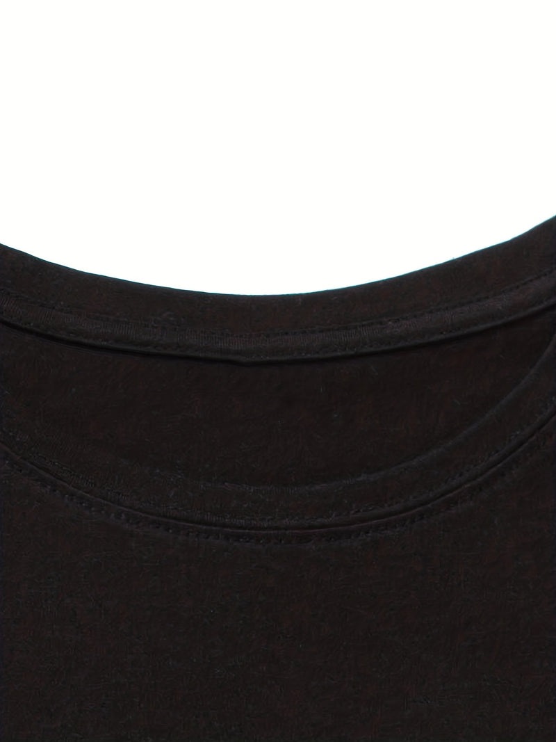 Women's Casual Crew Neck T-Shirt with "SUNSHINE" Graphic Print.