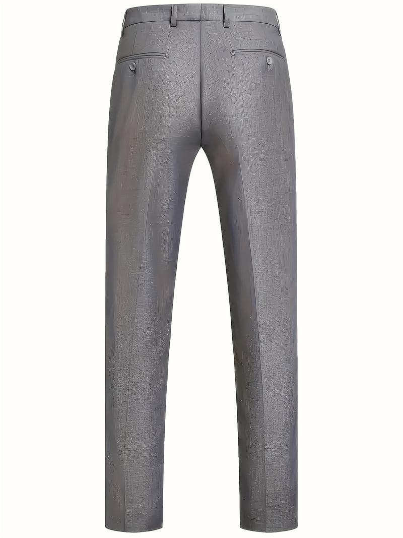 Men's 2pcs Suit, Including a Blazer And Trousers.