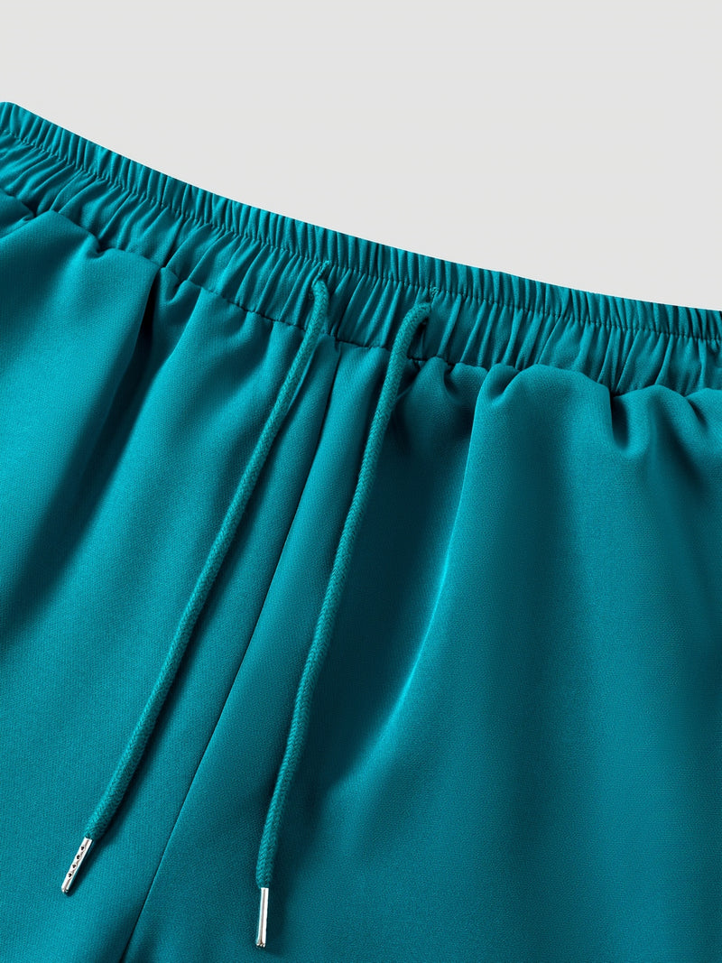 Men's Dashiki Set, Long Sleeve, Stand Collar, Button-Up, Pockets.