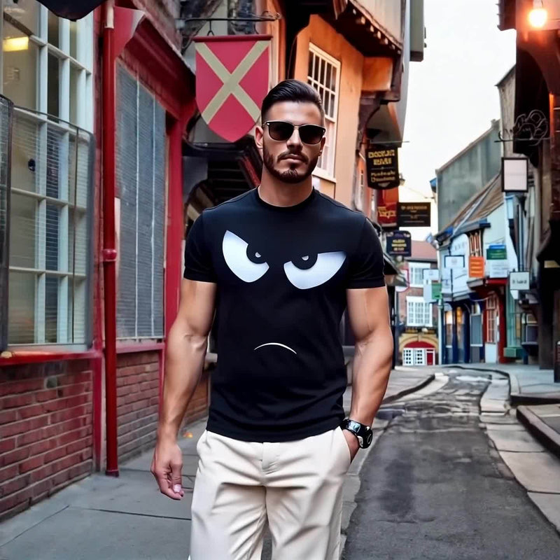 Men's Casual Fashion Style T-Shirt.