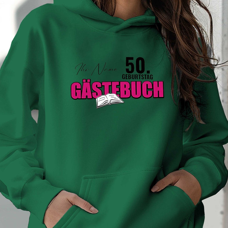 teediy Women'S 50th Birthday Hooded Sweatshirt.