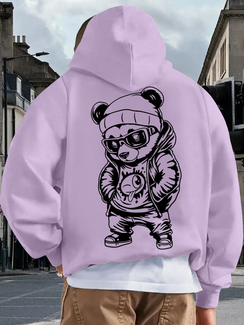 Men's Casual Hooded Sweatshirt.