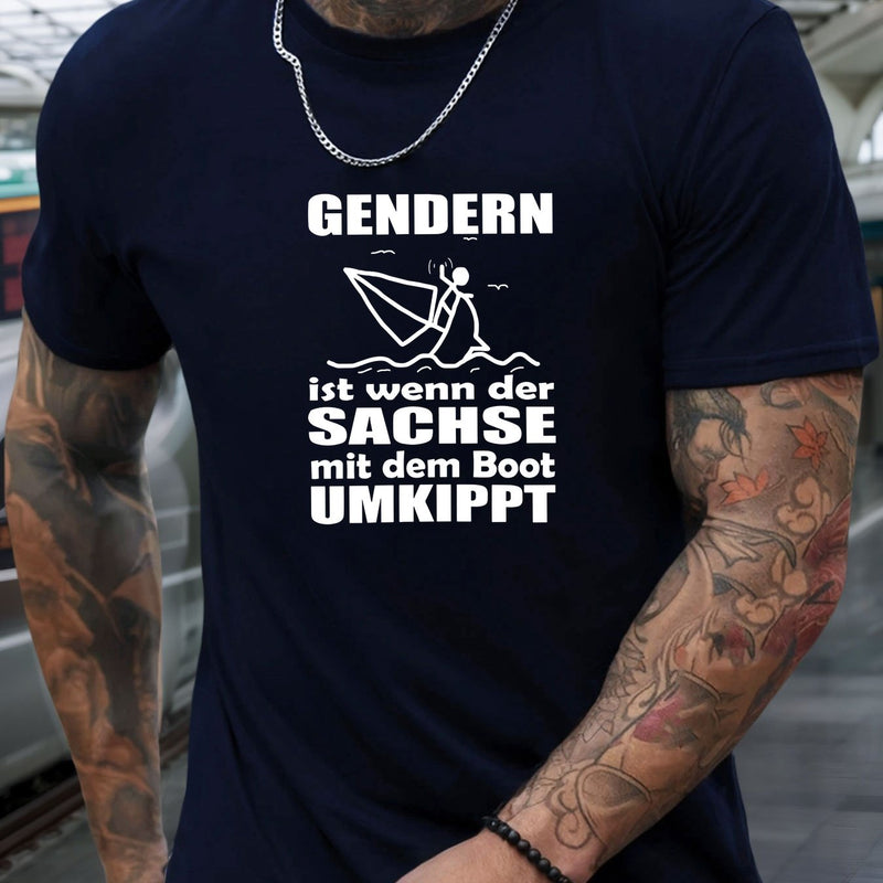 Men's Summer Casual Short-Sleeve T-Shirt.