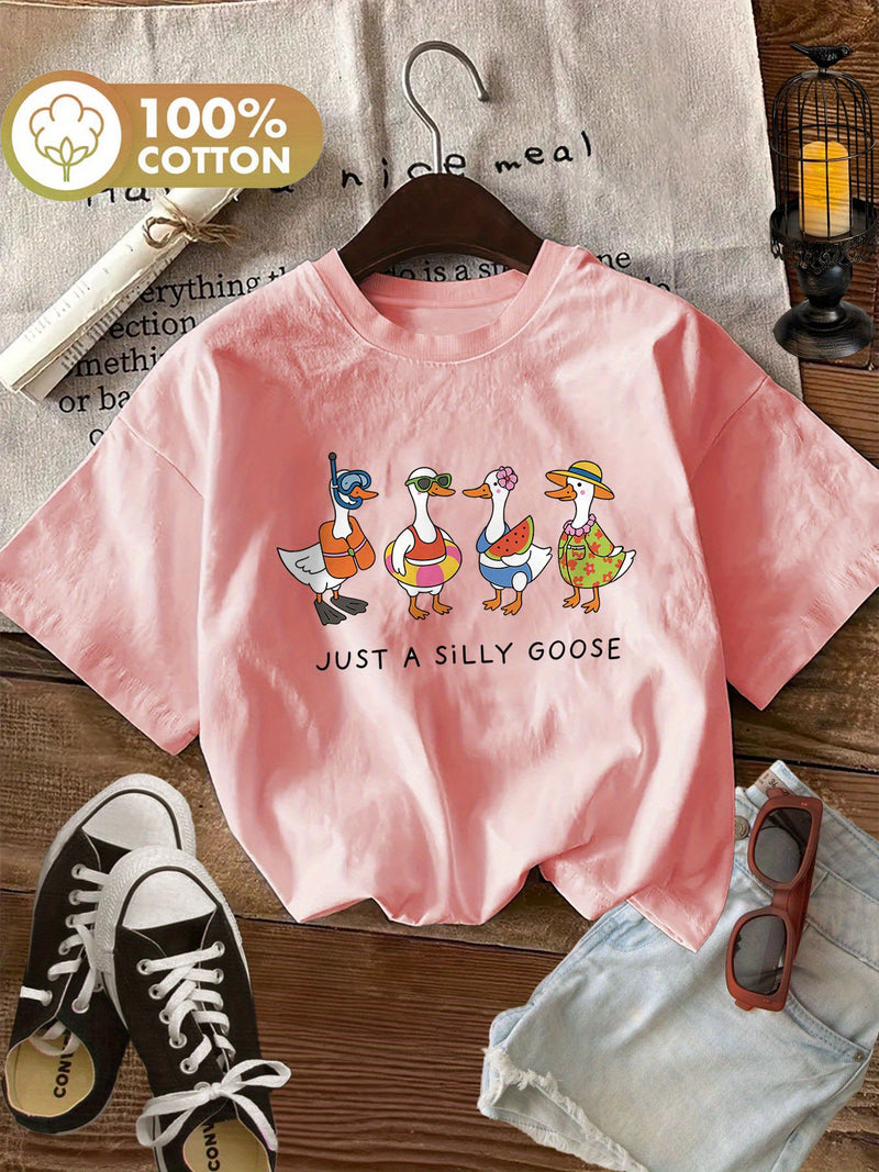 Women’s Round Neck Short Sleeve T-Shirt.