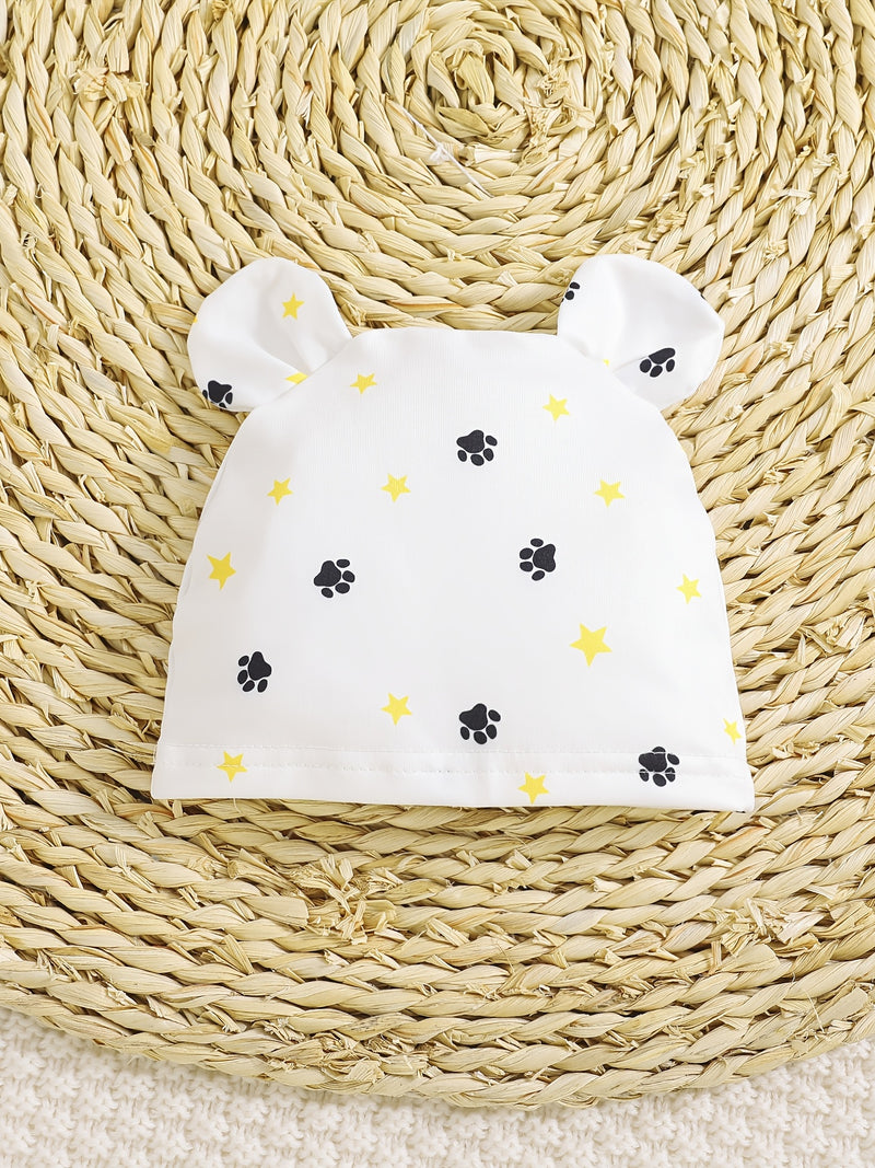 9pcs Newborn Infant Long-Sleeve Footed Bodysuit Set.