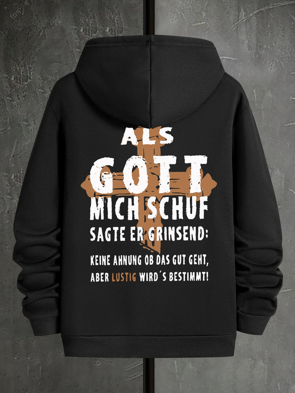 Men's Hooded Sweatshirt New Print Hoodie.