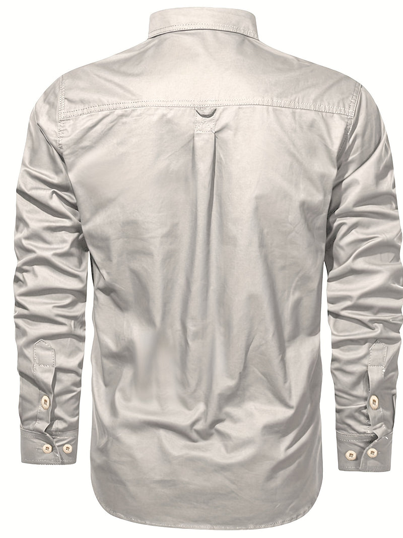 Men's Heavy-Duty Long Sleeve Shirt.
