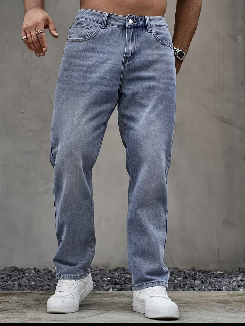 Men's Classic Stretchable Elastic Denim Jeans.