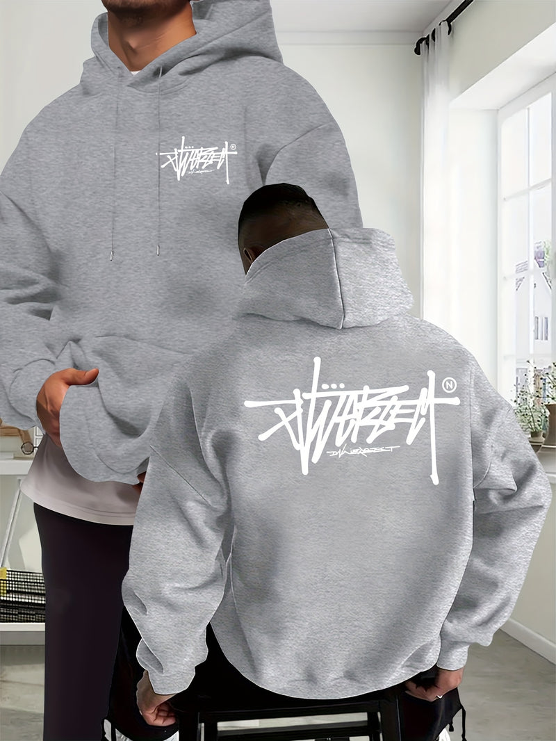 Men's Trendy Autumn-Winter Hooded Sweatshirt.
