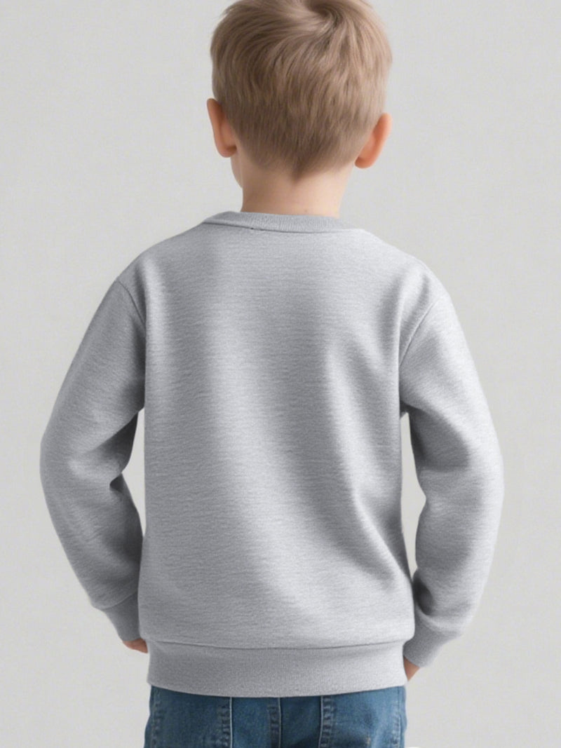 Boboiboy Galaxy Themed Boys' Warm Crewneck Sweatshirt.