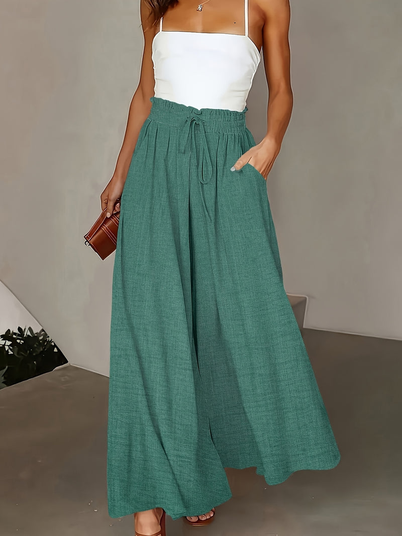 Spring And Autumn Women's Loose Long Pants.