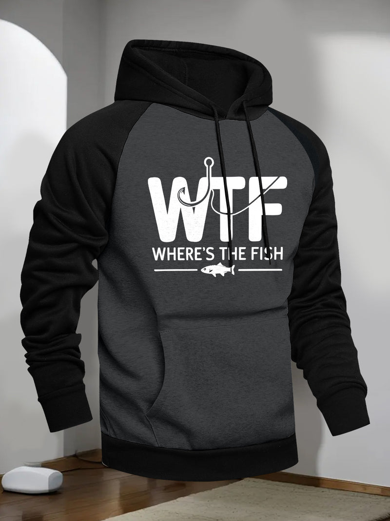 Men's Casual Hooded Sweatshirt.