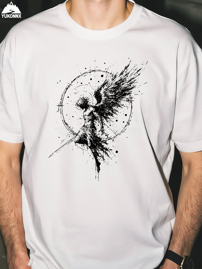 Men's Casual Crew Neck Short T-Shirt.