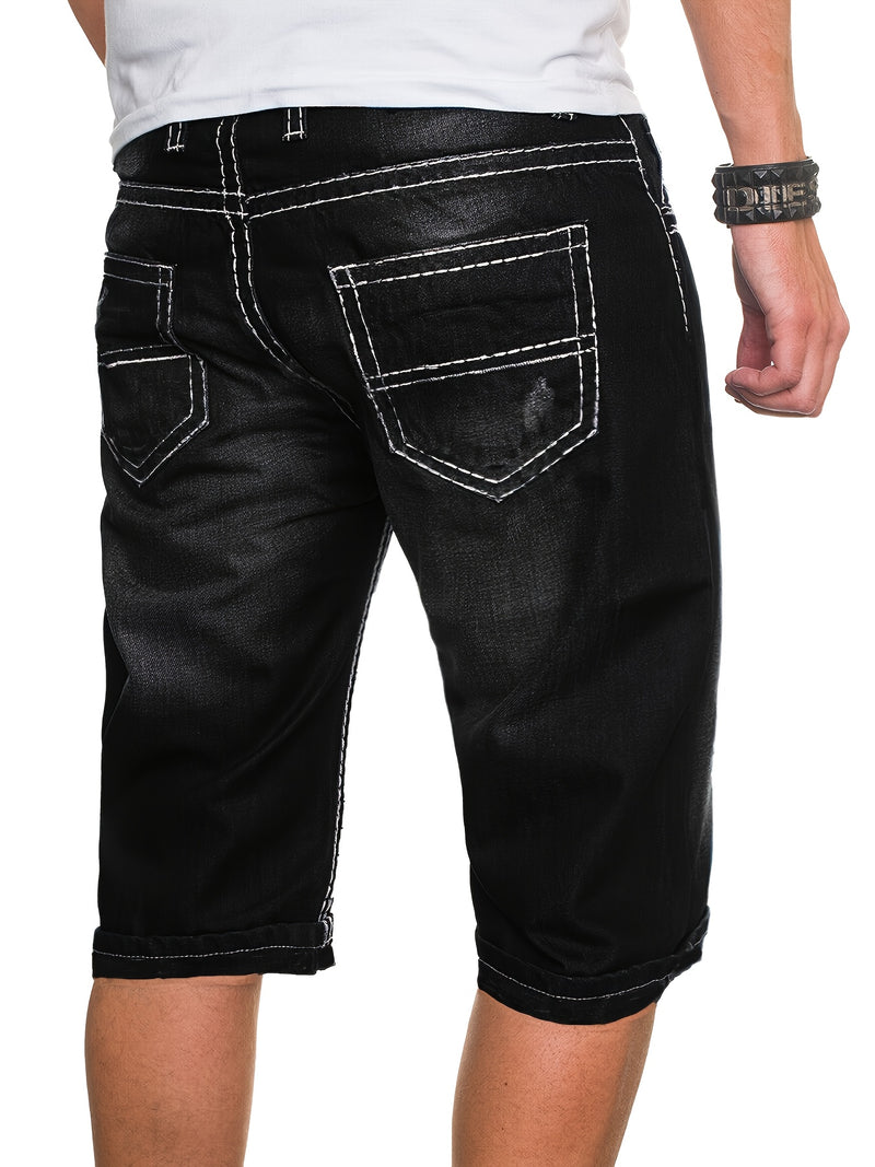 Men's Denim Shorts.