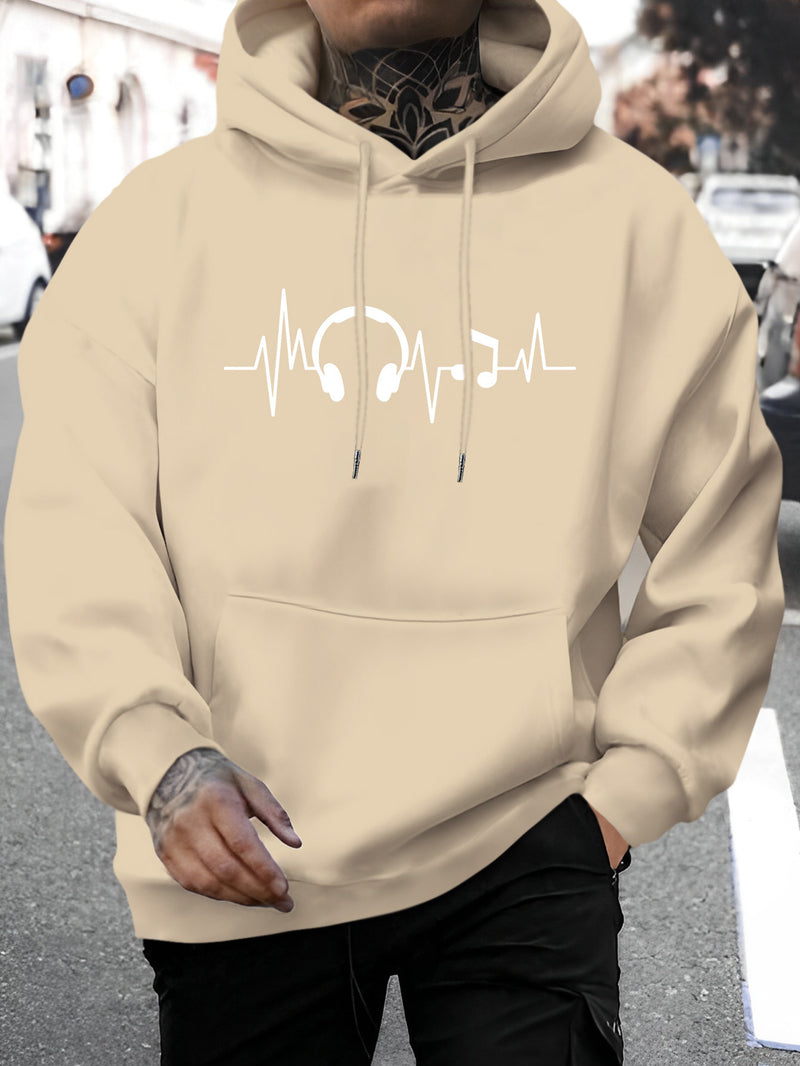 Men's New Fashion Hooded Sweatshirt.