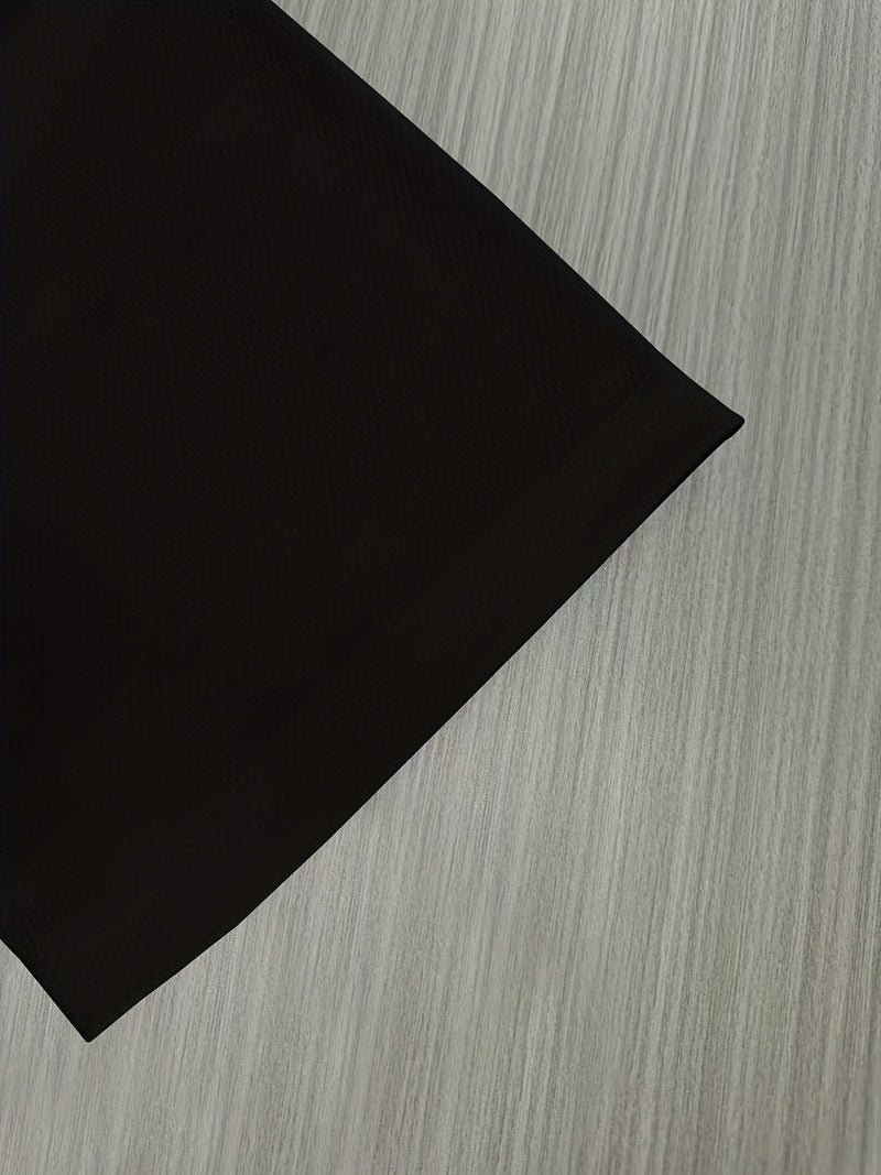 Men's 5pcs Letter Print Crew Neck Fashion Short Sleeve Sports T-Shirts.