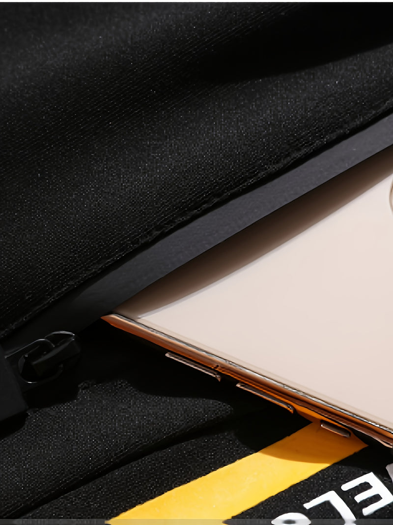 2pcs Men's -Lined Thickened Winter Jacket and Pants Set.