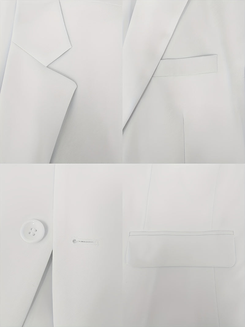 A Men'S Two-Piece Suit Featuring a Easy And Stylish Design.