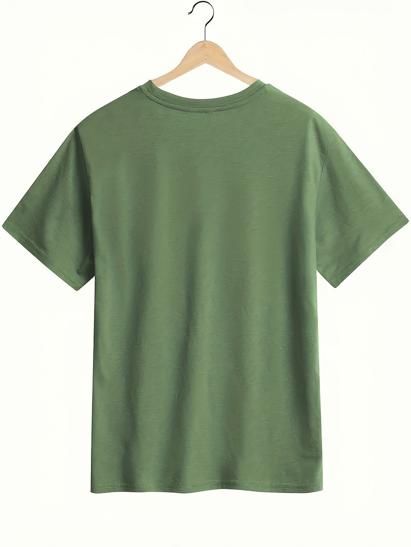 Women's Crew Neck T-Shirt Short-Sleeved.