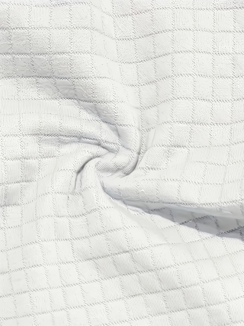 2pcs Men's summer sports set - Waffle Fitness T-shirt and shorts.