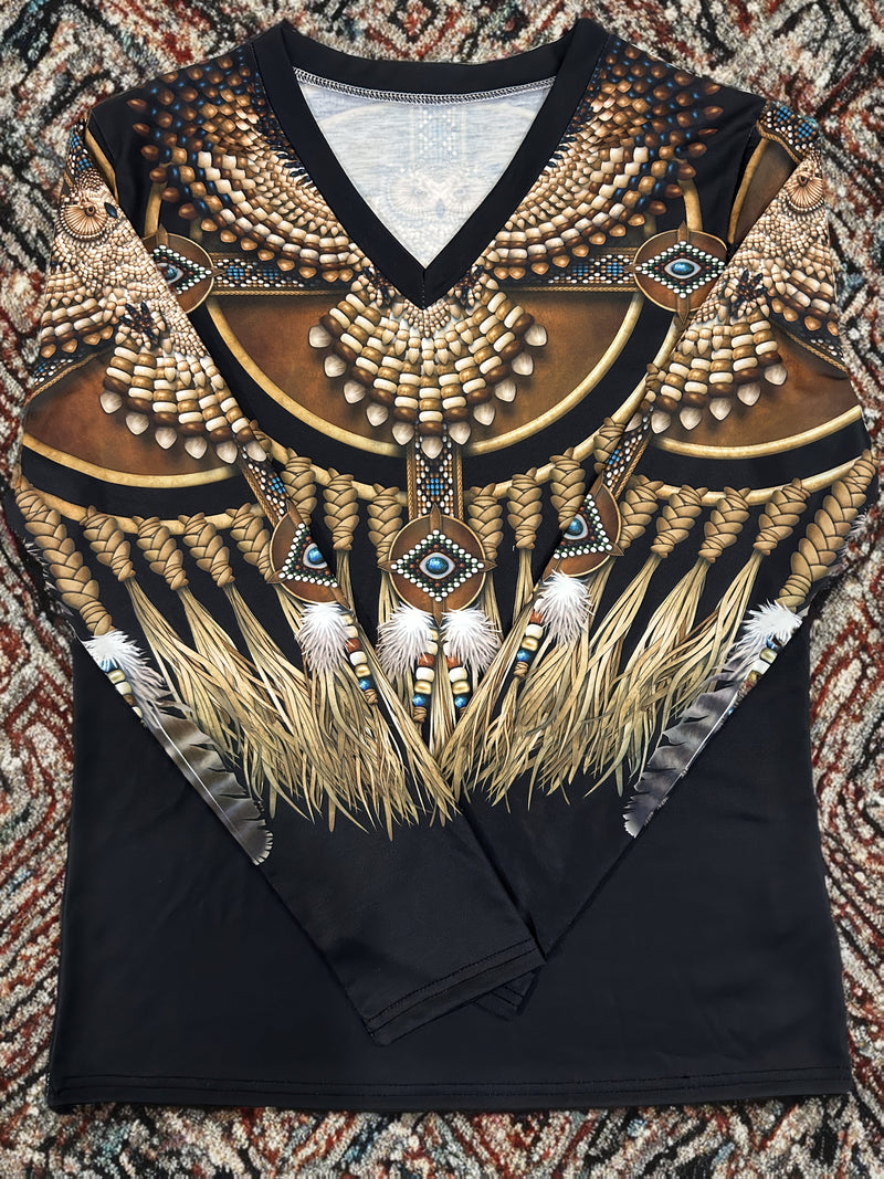 Women's Casual Long Sleeve Top 2pcs Set.