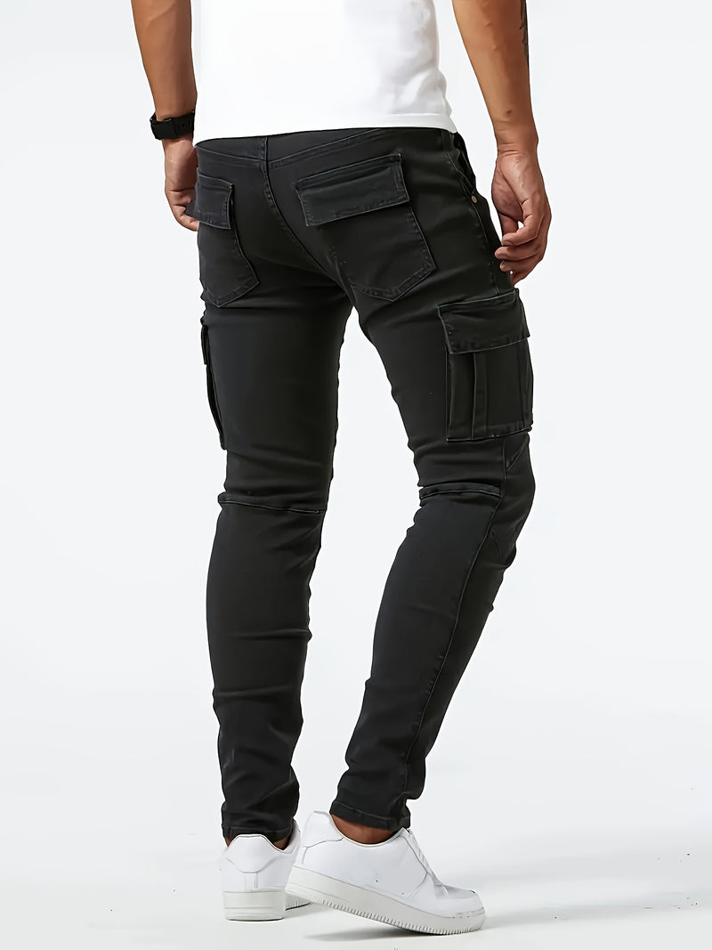 Men's Stylish Long Pants with a Trendy Casual Design.