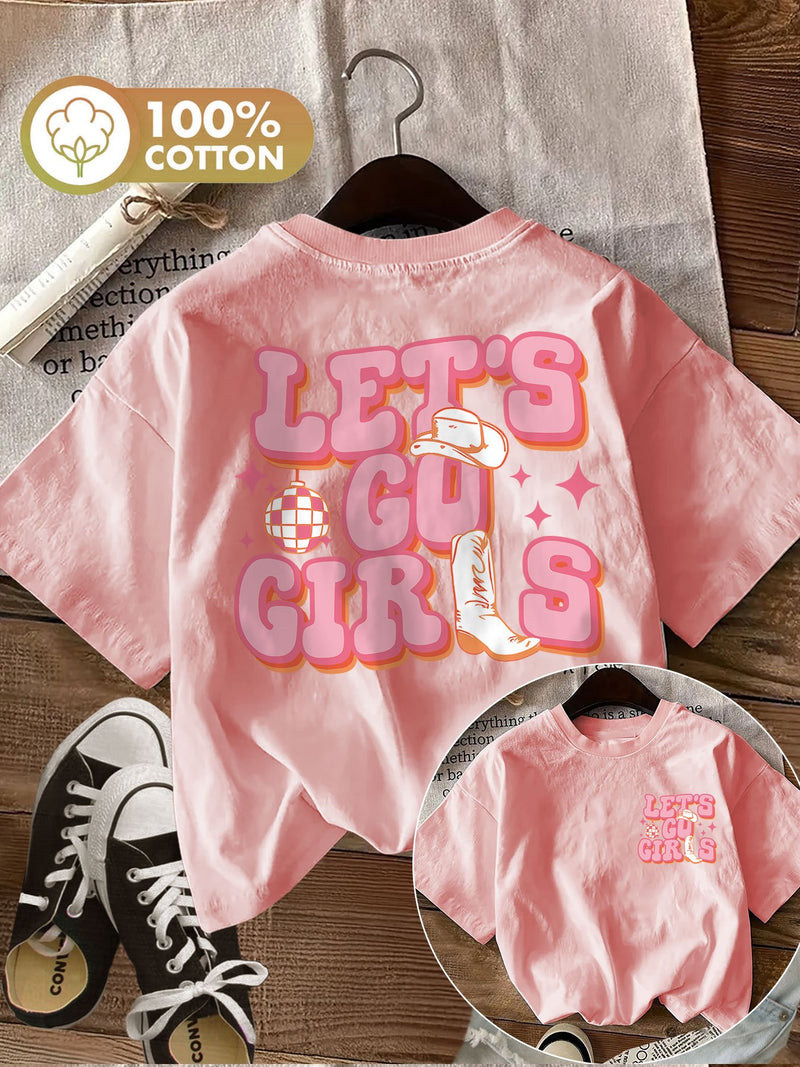 Women’s Graphic Print T-shirt, Short Sleeve Crew Neck Casual.