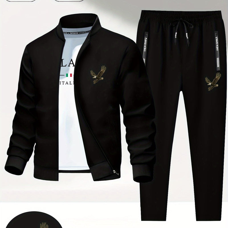 Men's Suit Spring And Autumn Easy Matching, Two-Piece.