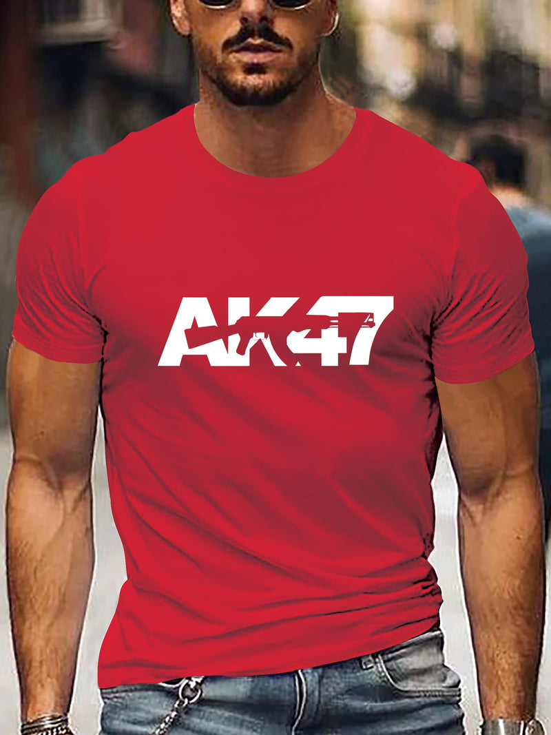 Men's Casual Short Sleeve T-Shirt.