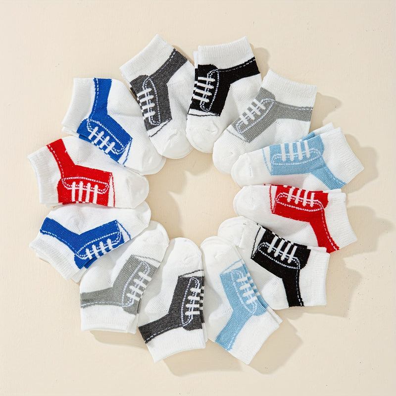 Six Pairs of Super Comfy And Fashionable Baby Socks.