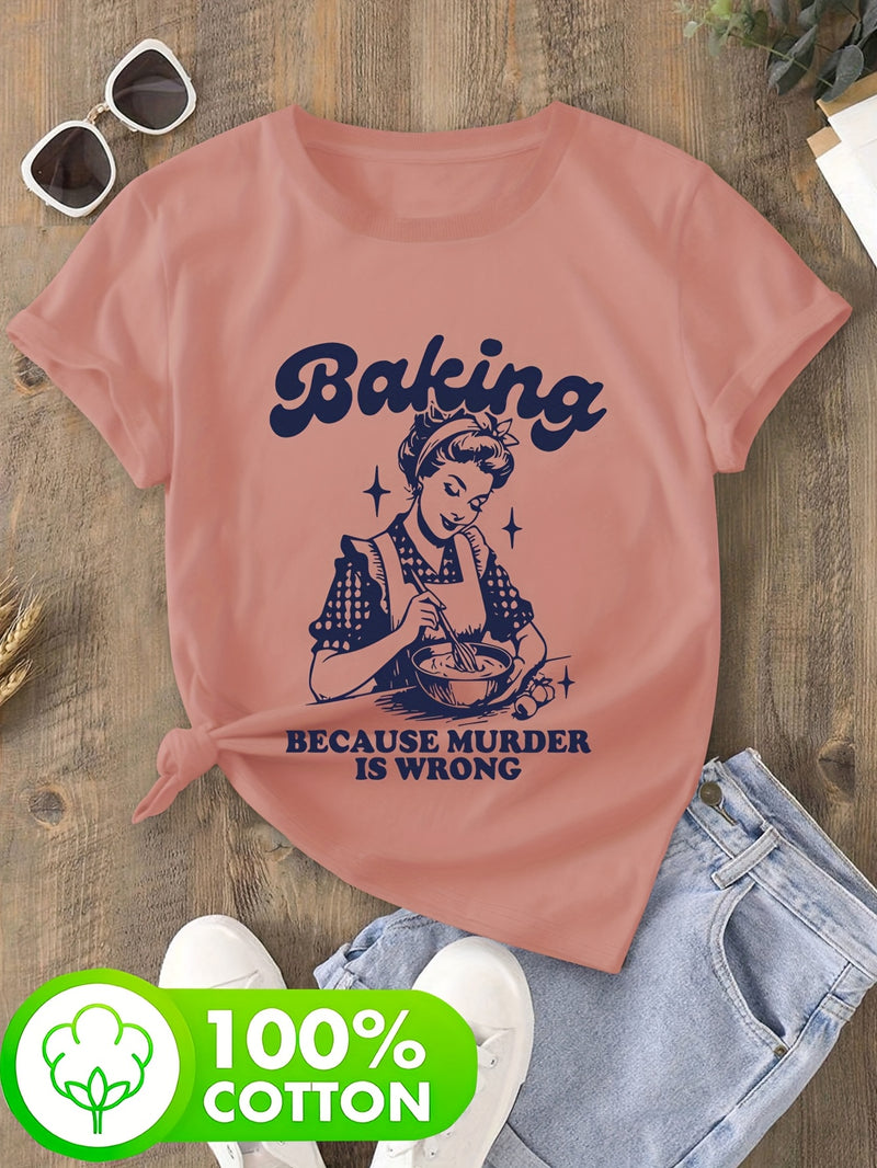 Women's Fashion Pure T-Shirt.