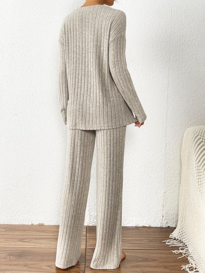 Women's Autumn And Winter Two-Piece Set.